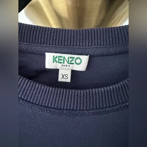 Kenzo - Dark Blue Tiger Sweater - XS